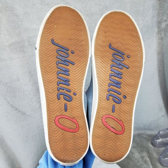Johnnie O Shoes Mens Size 11.5 Blue Textile Slip On Stealth Sneaker *Read* main image 10